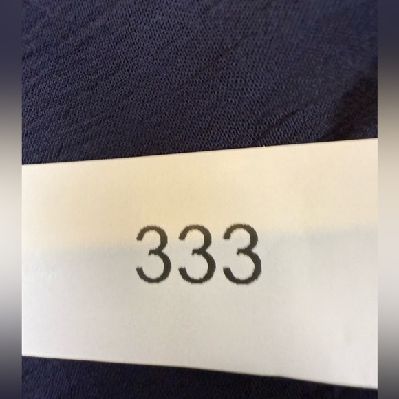 Banana republic navy peasant dress lined size large preowned - Picture 8 of 8